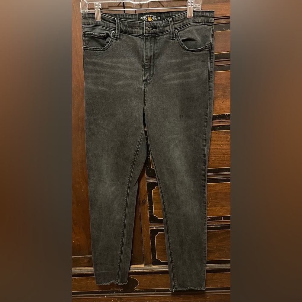 Lucky Brand Women's Charcoal Skinny Love Jeans